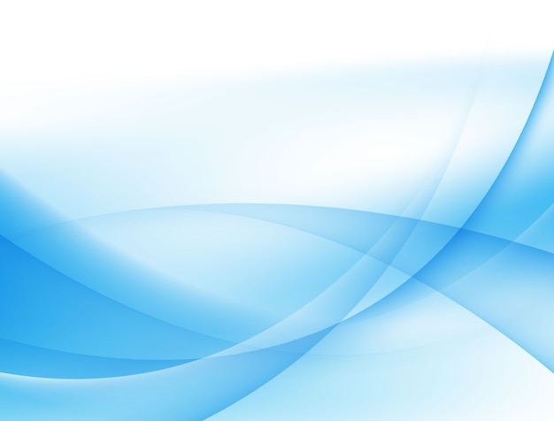 Soft blue wave background