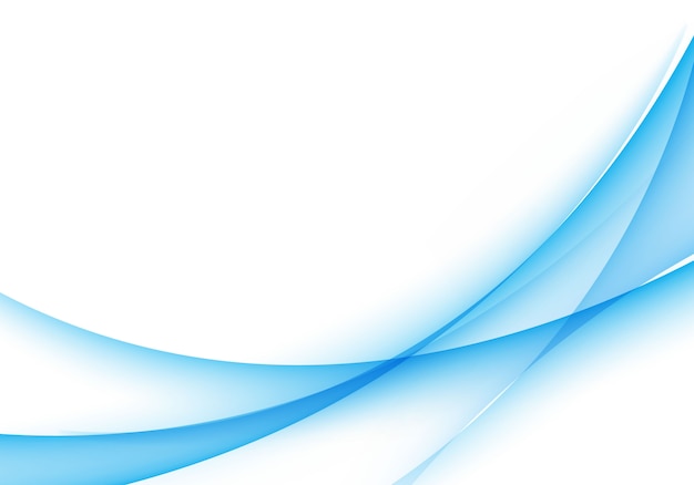 Soft blue wave background