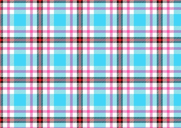 Illustrazione del modello plaid di colore morbido