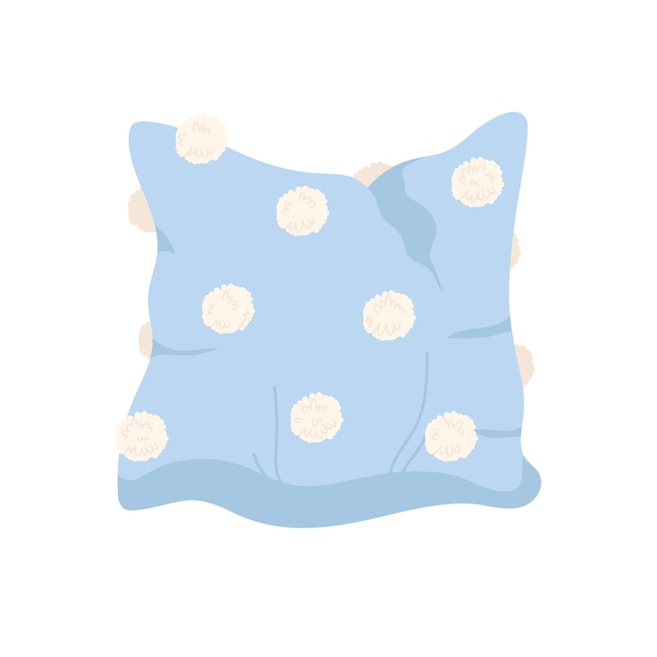 Vector soft decorative pillow
