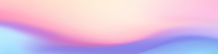 Vector soft and dreamy abstract banner with a blend of pink and purple