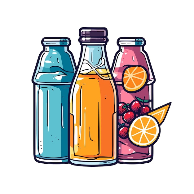 Vector 038 soft drink vector illustration