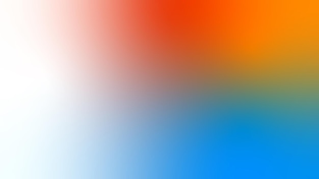 soft gradient of blue yellow and orange with copy space