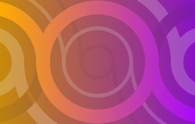 soft gradient geometric circles background wallpaper