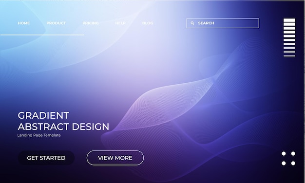 Soft Motion Vector Gradient Background voor de lay-out van de landingspagina