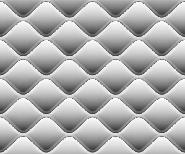 Vector soft seamless pattern with waves in white. close-up view. and also includes