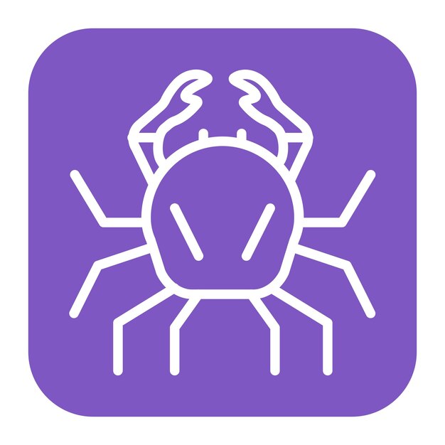 Soft Shell Crab icoon vector afbeelding Kan worden gebruikt voor vis en zeevruchten