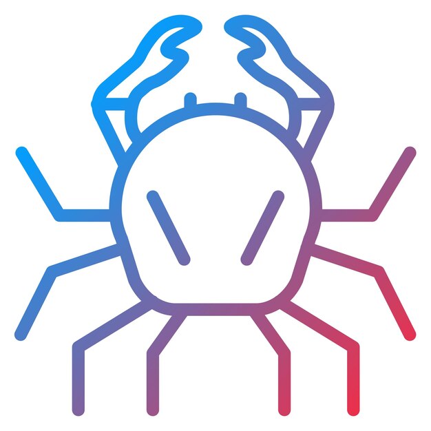 Soft Shell Crab icoon vector afbeelding Kan worden gebruikt voor vis en zeevruchten