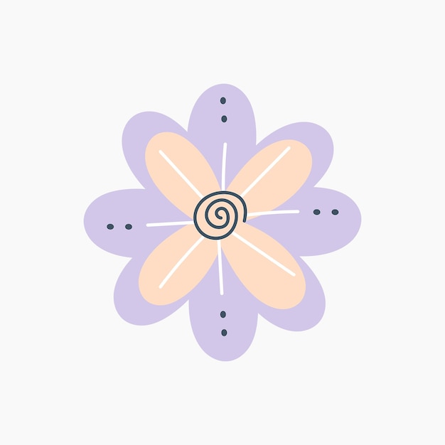 Soft spring flower illustration