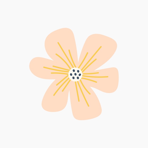 Soft spring flower illustration