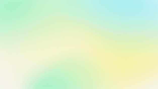 Soft Vector Gradient Background In Green and Yellow Pastel Colors