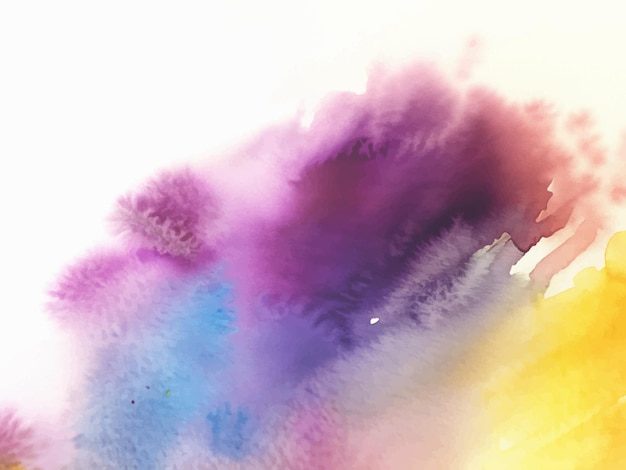 Soft watercolor splash stain background