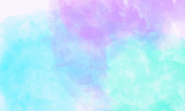 Vector soft watercolor splash stain background