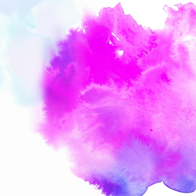 Soft watercolor splash stain background