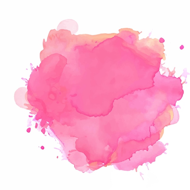 Vector soft watercolor splash stain background