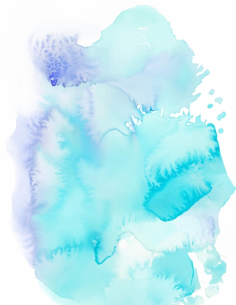 Soft watercolor splash stain background