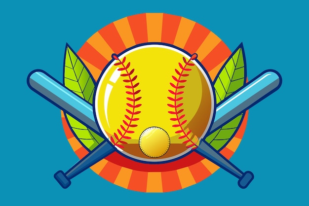 softball sport background is