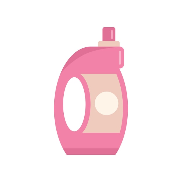 Vector softener bottle icon flat illustration of softener bottle vector icon for web design isolated