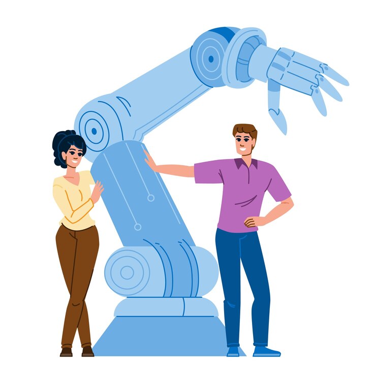 Vector software automation business vector