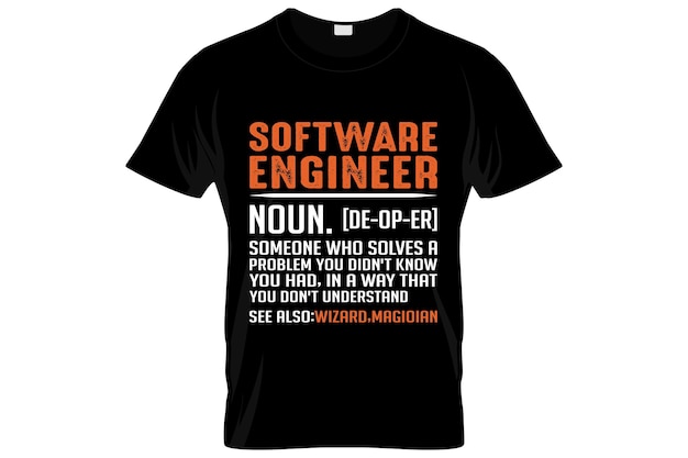 Software Developer t-shirt design or SD poster design or Software Developer shirt design, quotes say