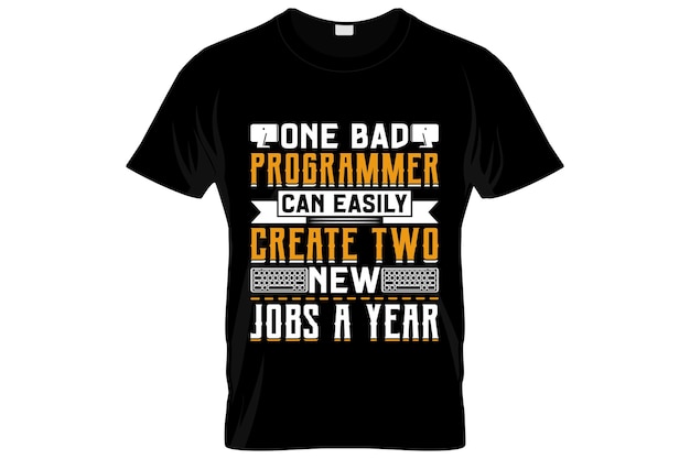 Software Developer t-shirt design or SD poster design or Software Developer shirt design, quotes say