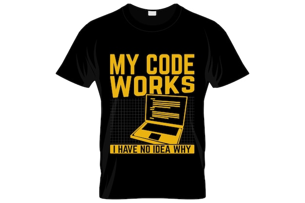 Software Developer t-shirt design or SD poster design or Software Developer shirt design, quotes say