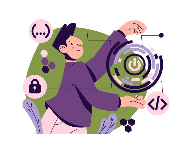Vector software development and improvement of buttons
