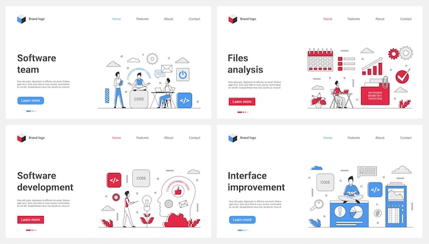 software development and program interface improvement file analysis of tiny coders