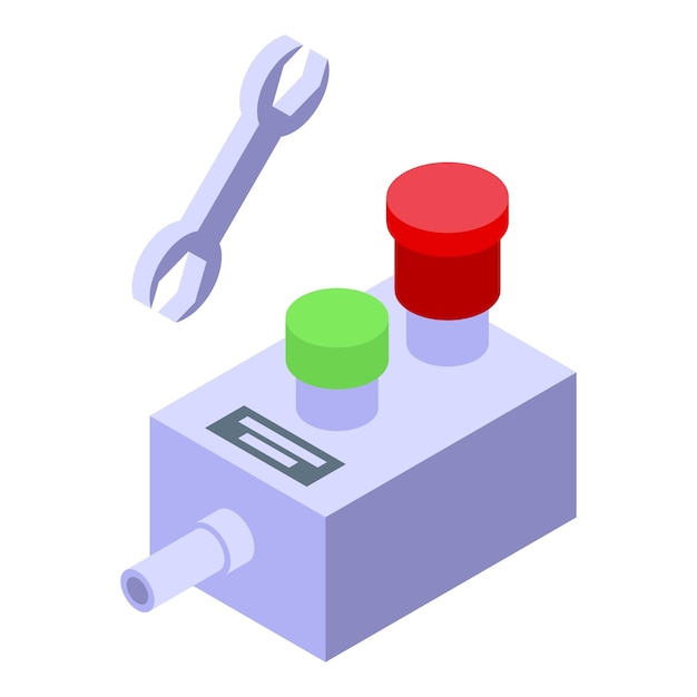 Software icon isometric vector Program process Data system