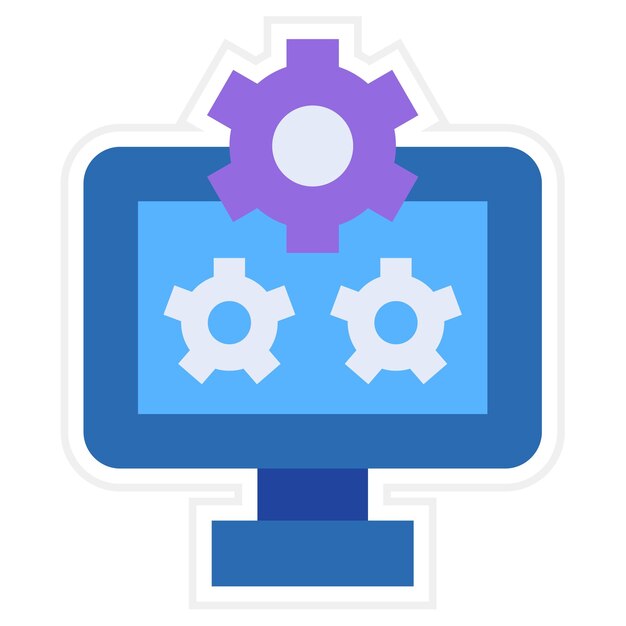 Vector software icon