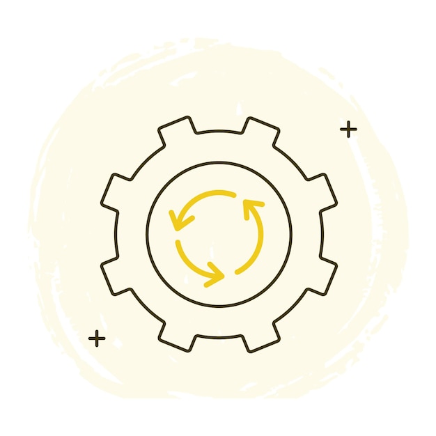 Software Reverse Engineering Vector Icon Ontwerp code analyse debugging algoritme