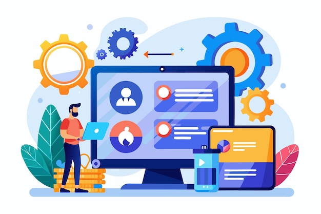 software systems maintenance and error resolution activities on digital devices software systems and maintenance website errors development and updating of web pages on mobile applications