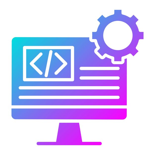 software vector icon can be used for no code iconset