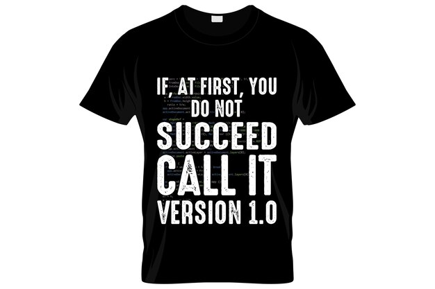 Softwareontwikkelaar t-shirtontwerp of SD-posterontwerp of softwareontwikkelaar shirtontwerp, citaten zeggen:
