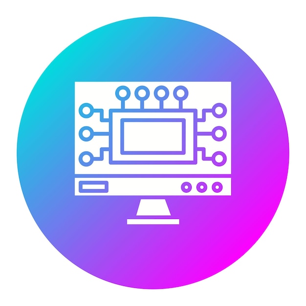 Softwareontwikkelingsvectorpictogram Kan worden gebruikt voor codering en ontwikkelingspictogram