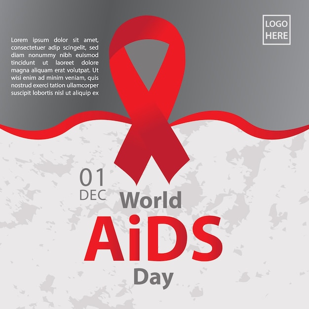 Soical media feed voor Wereld Aids Dag