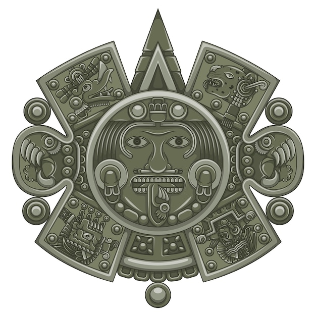 Solar calendar of the ancient Aztec civilization