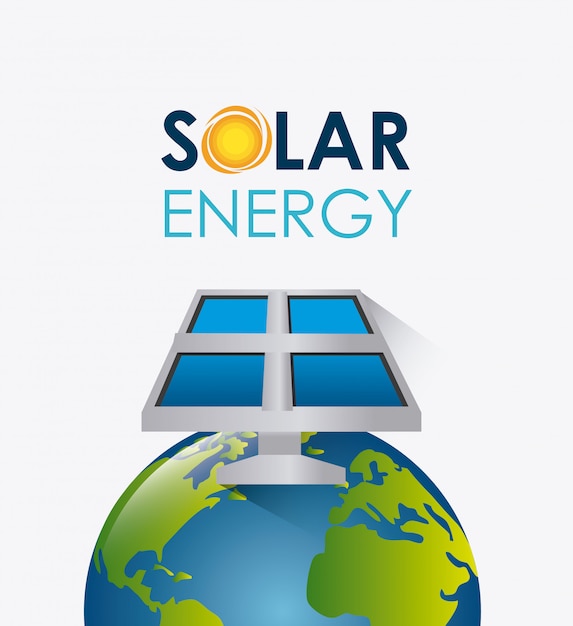 Vector solar energy design.