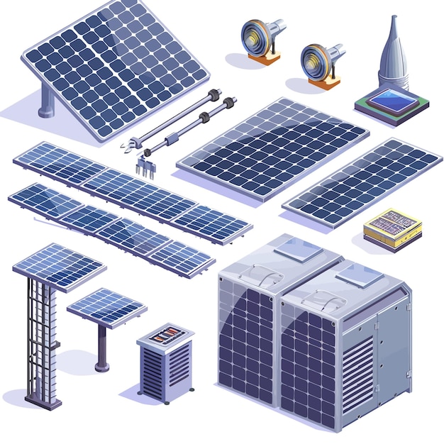 Vector solar_energy_equipment_system_vector