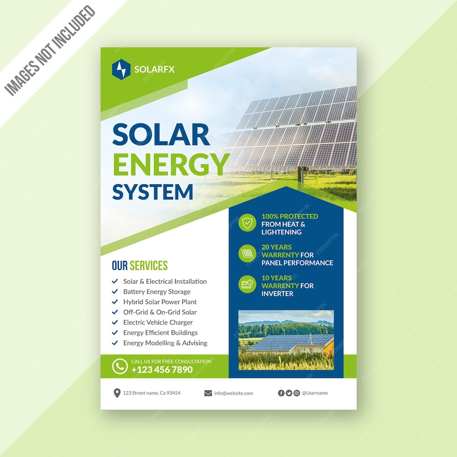 premium-vector-solar-energy-flyer-design-template