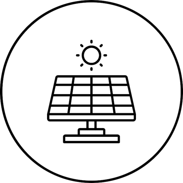 太陽エネルギーのアイコン