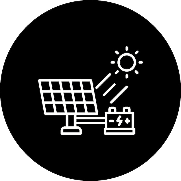 Vector solar energy icon