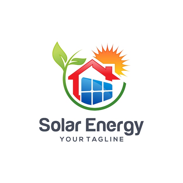 Logo dell'energia solare