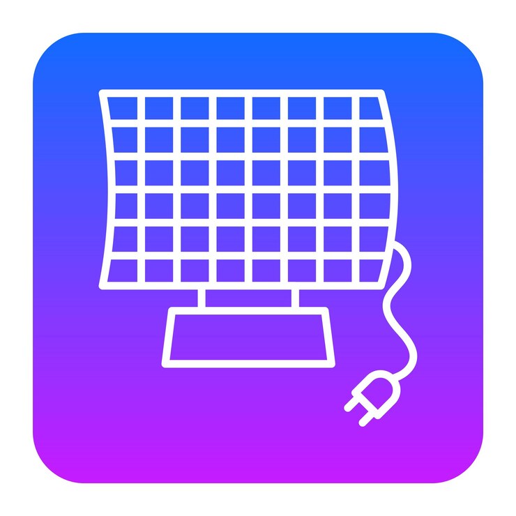 Vector solar energy vector illustration