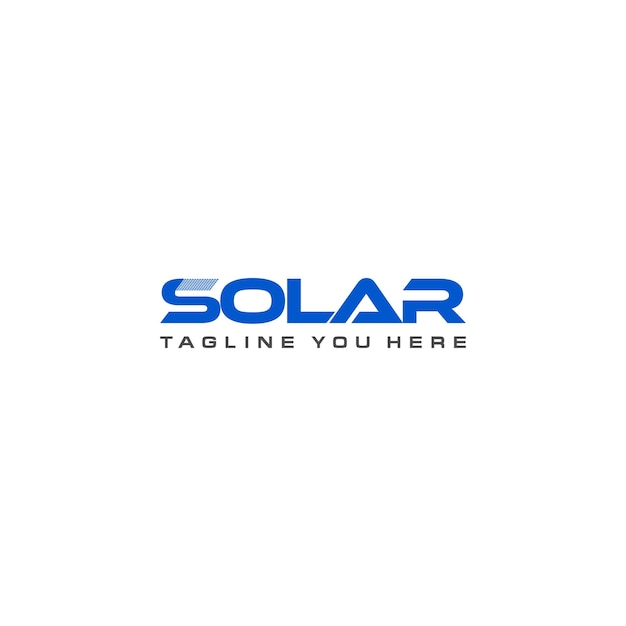 Шаблон логотипа Solar, дизайн логотипа компании Solar