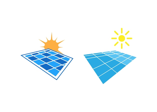 Solar panel icon clipart