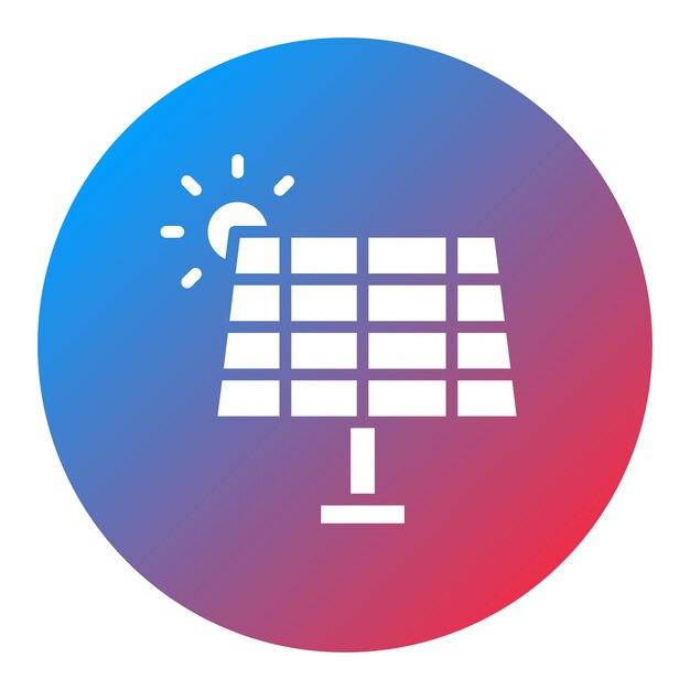 Solar panel icon vector image Can be used for Manufacturing