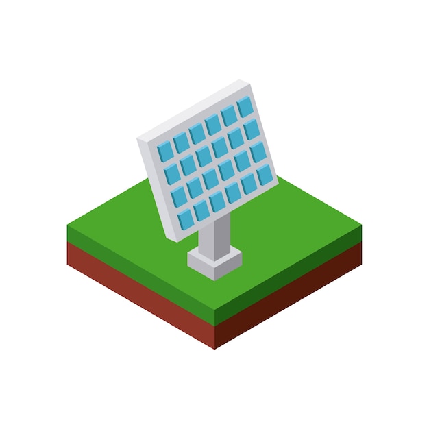 Solar panel icon