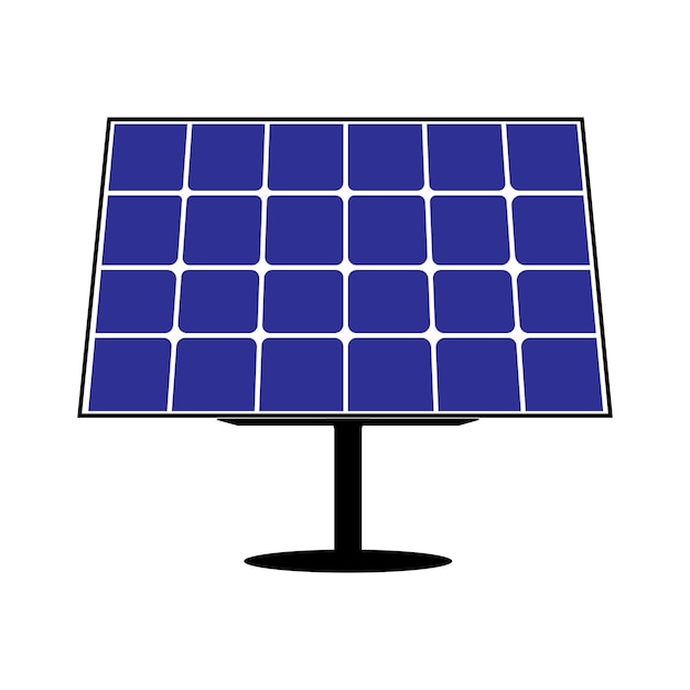 Solar panels icon vector illustration symbol design