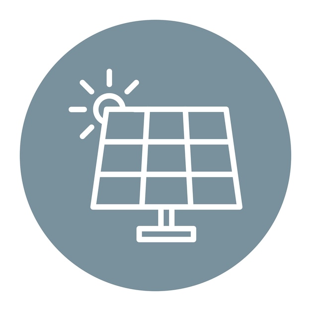 Solar Power icon vector image Can be used for World Environment Day